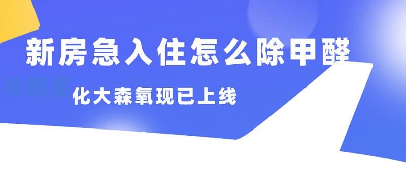 新房装修好甲醛怎么除?除醛星29